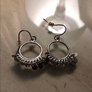 Hoop dangle earrings